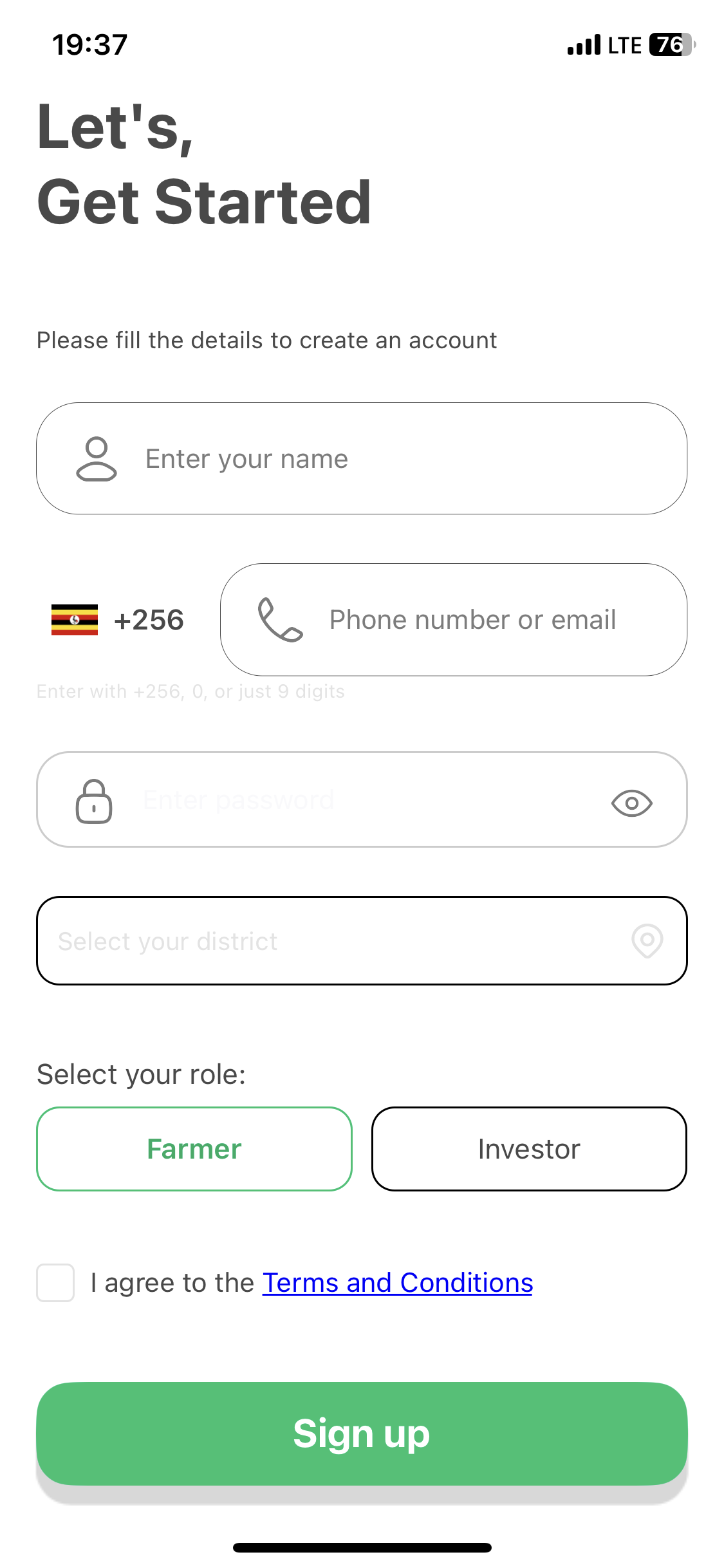 PearlAgric app screenshot 2